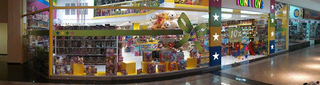 Visão geral da Vitrine Adesivada