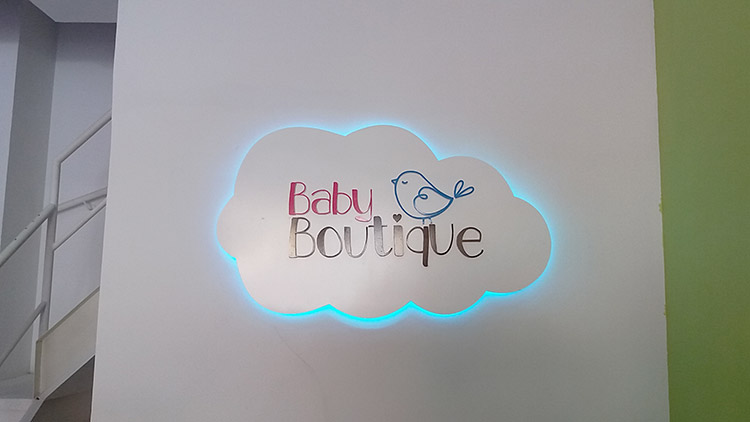 Placa com iluminação backlight