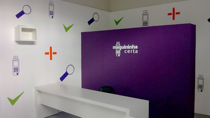 Parede com Letra Caixa
